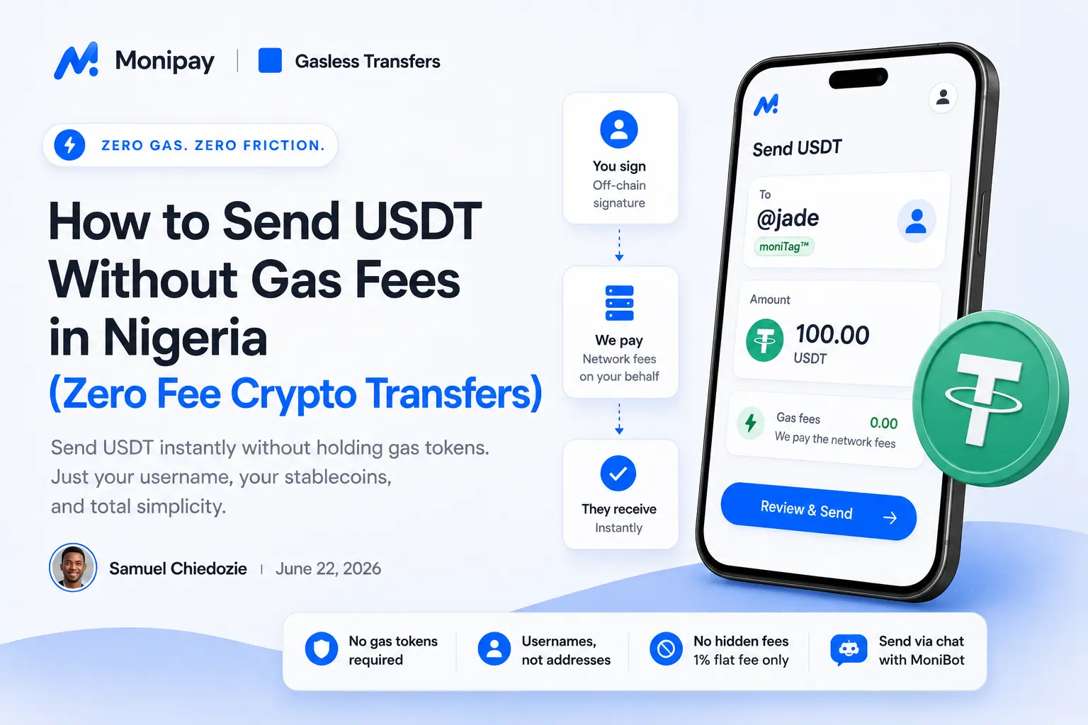 How to Send USDT Without Gas Fees in Nigeria (Zero Fee Crypto Transfers)